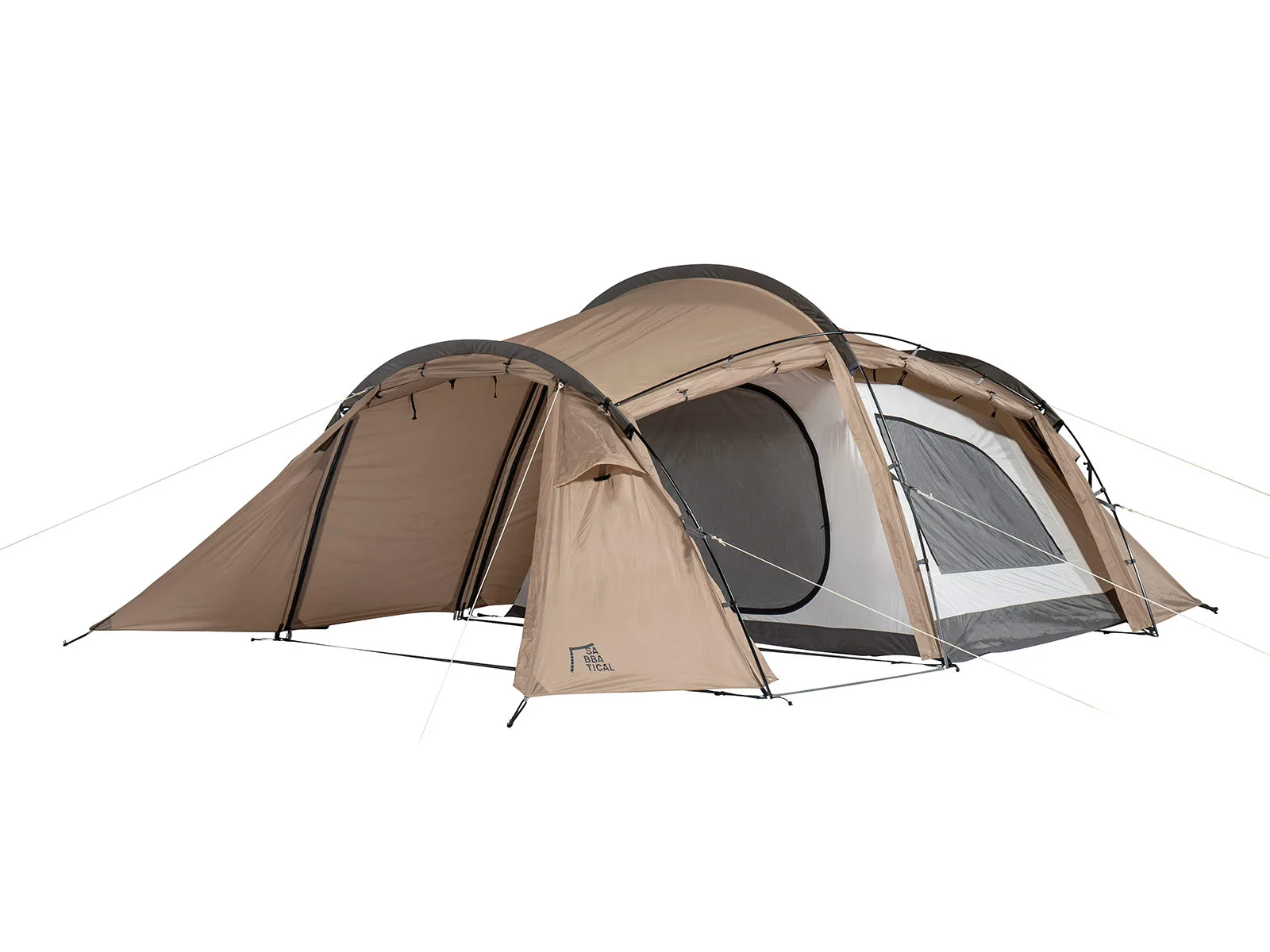 カーキ 4-8人用 2ルームテント