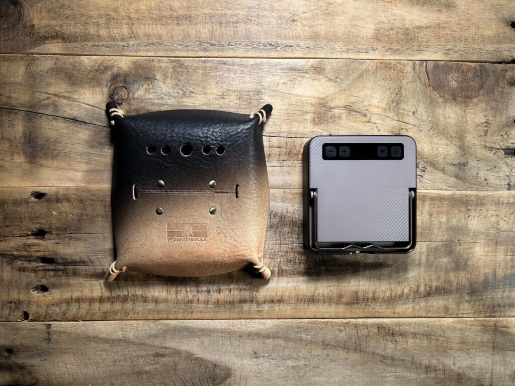 Superway LEDランタン用 本革シェード /Black×Natural:シボ